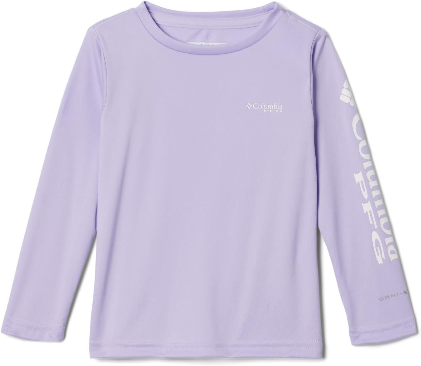 imageColumbia Girls Tidal Tee Long SleeveSoft VioletWhite Logo