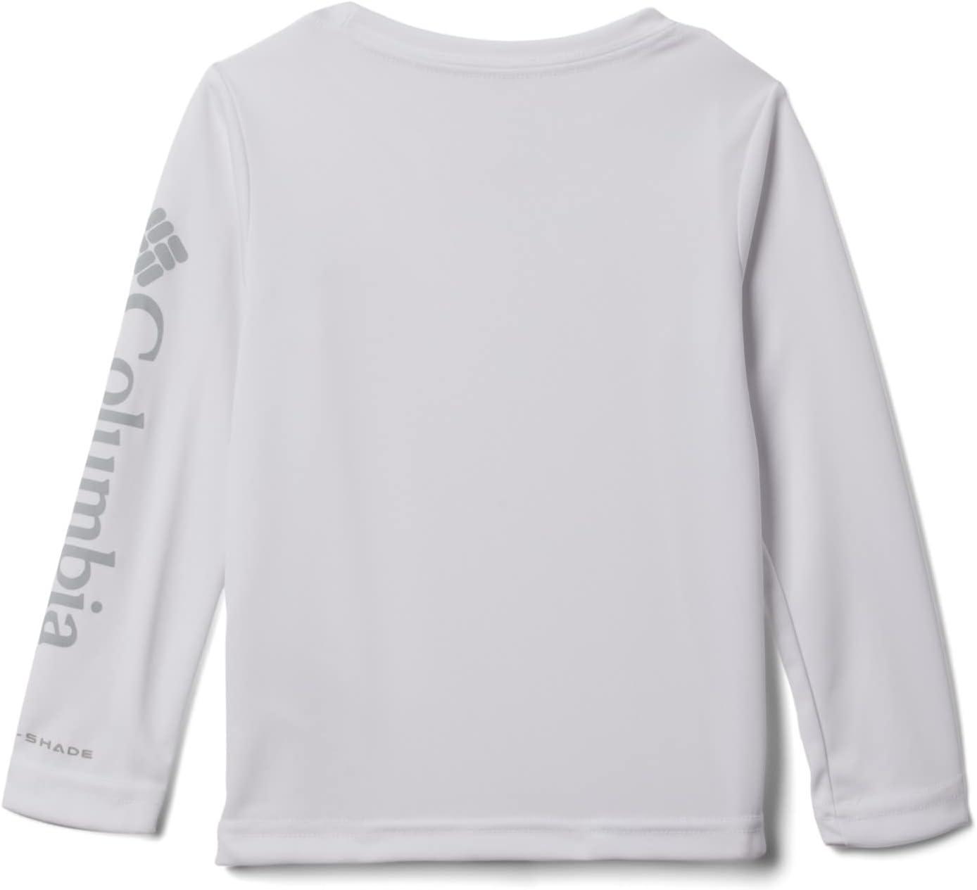 imageColumbia Girls Tidal Tee Long SleeveWhiteCirrus Grey Logo