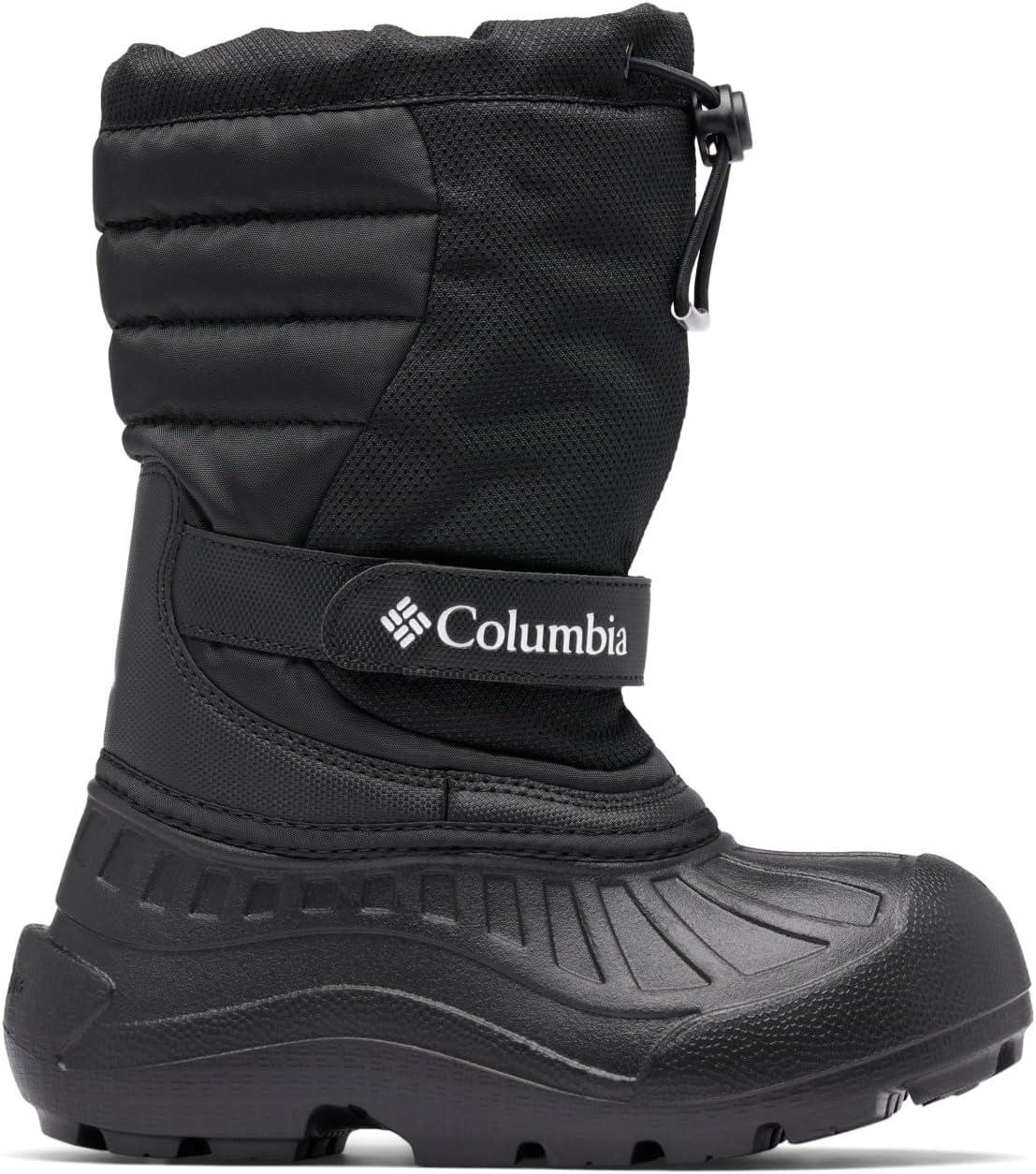 imageColumbia Kids Powderbug Snowlite Snow BootsBlackWhite
