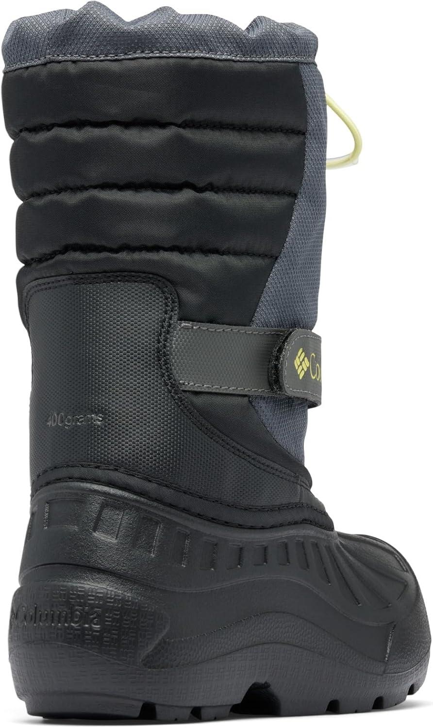 imageColumbia Kids Powderbug Snowlite Snow BootsDark GreyBlack