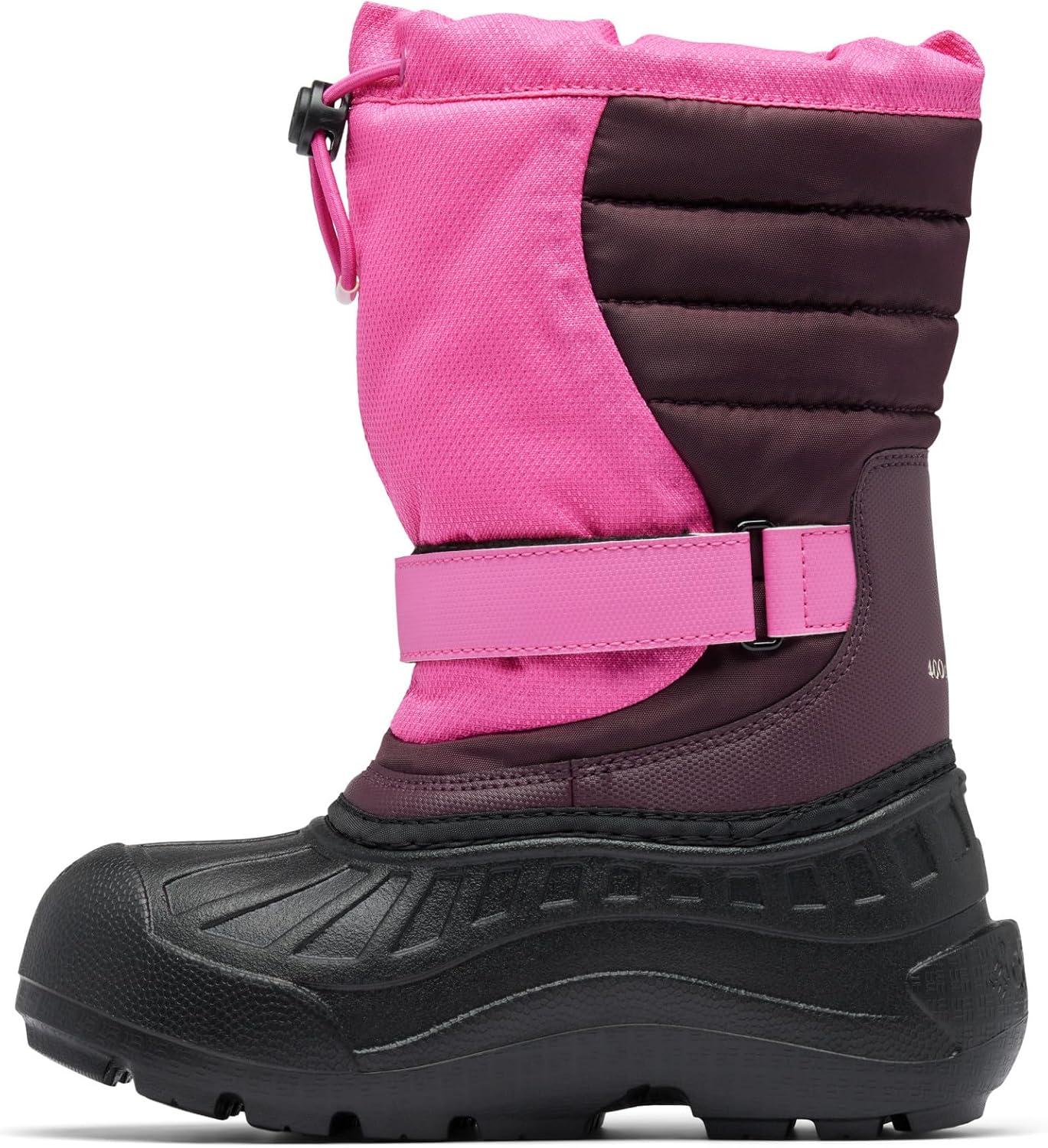 imageColumbia Kids Powderbug Snowlite Snow BootsPink IceMoonvista