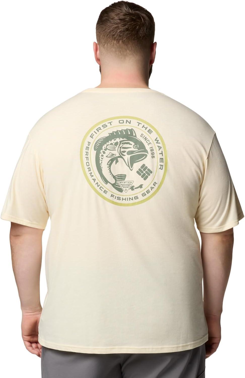 imageColumbia Mens PFG Dorado Taco Short SleeveLemon WashPfg Circle Bass