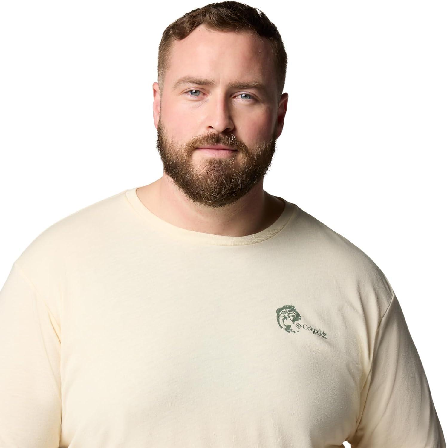 imageColumbia Mens PFG Dorado Taco Short SleeveLemon WashPfg Circle Bass