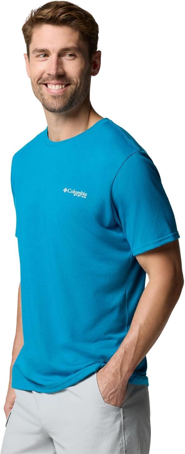 imageColumbia Mens PFG Fish Flag II Short SleeveBlue EchoLavender Pearl Gradient