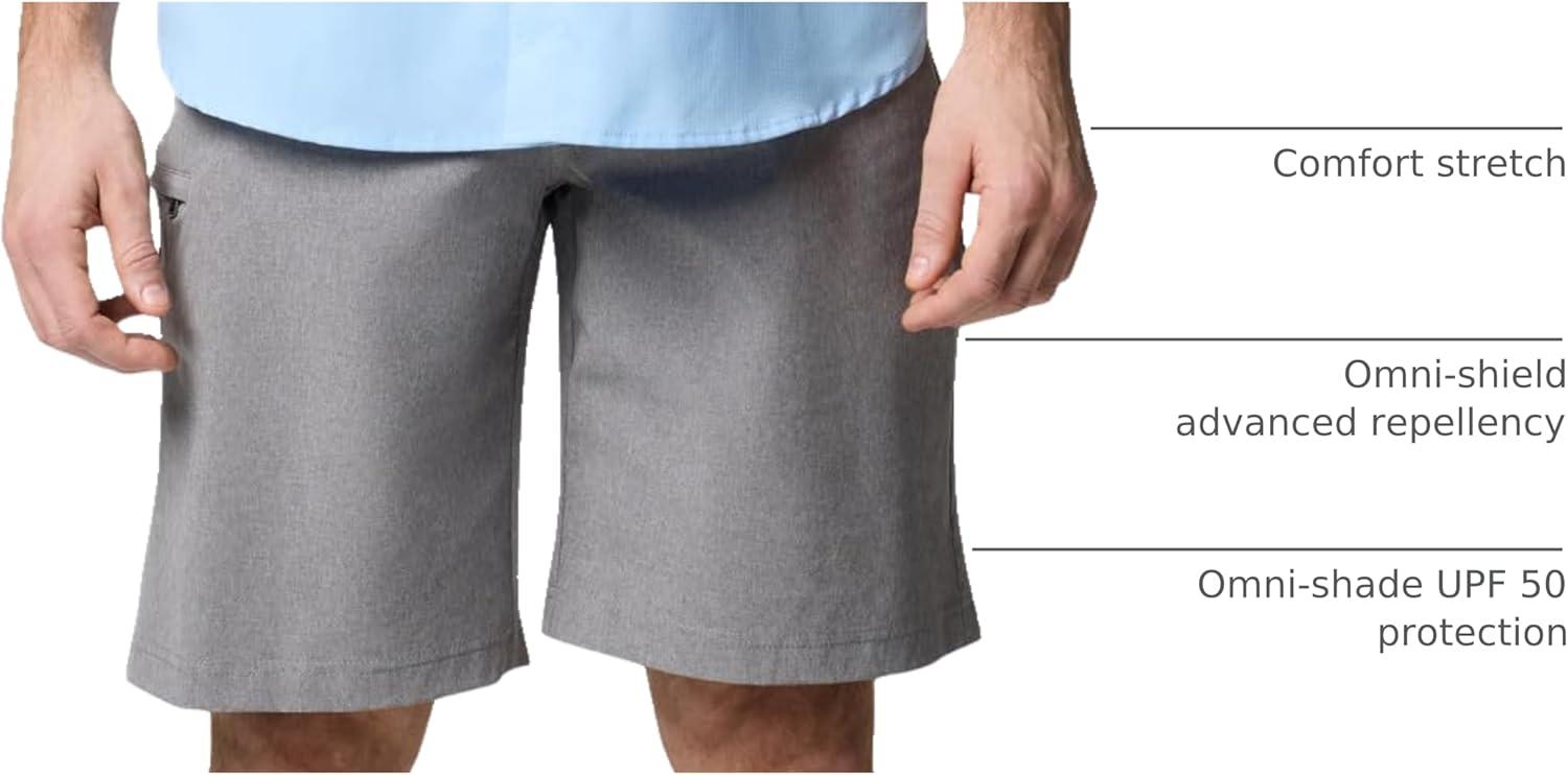 imageColumbia Mens PFG Grander Marlin Iii Offshore ShortCity Grey Heather