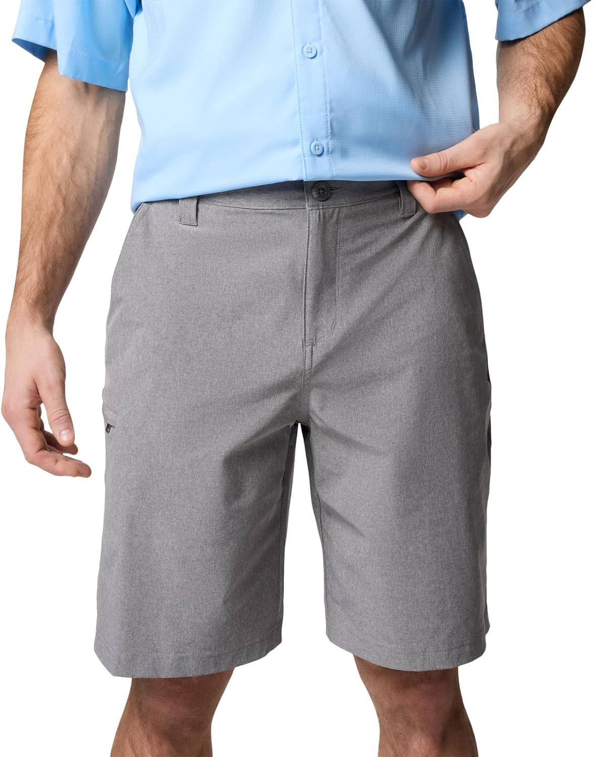 imageColumbia Mens PFG Grander Marlin Iii Offshore ShortCity Grey Heather