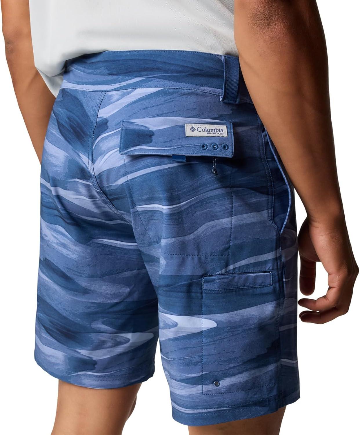 imageColumbia Mens PFG Offshore III Board ShortCollegiate Navy Obsidian