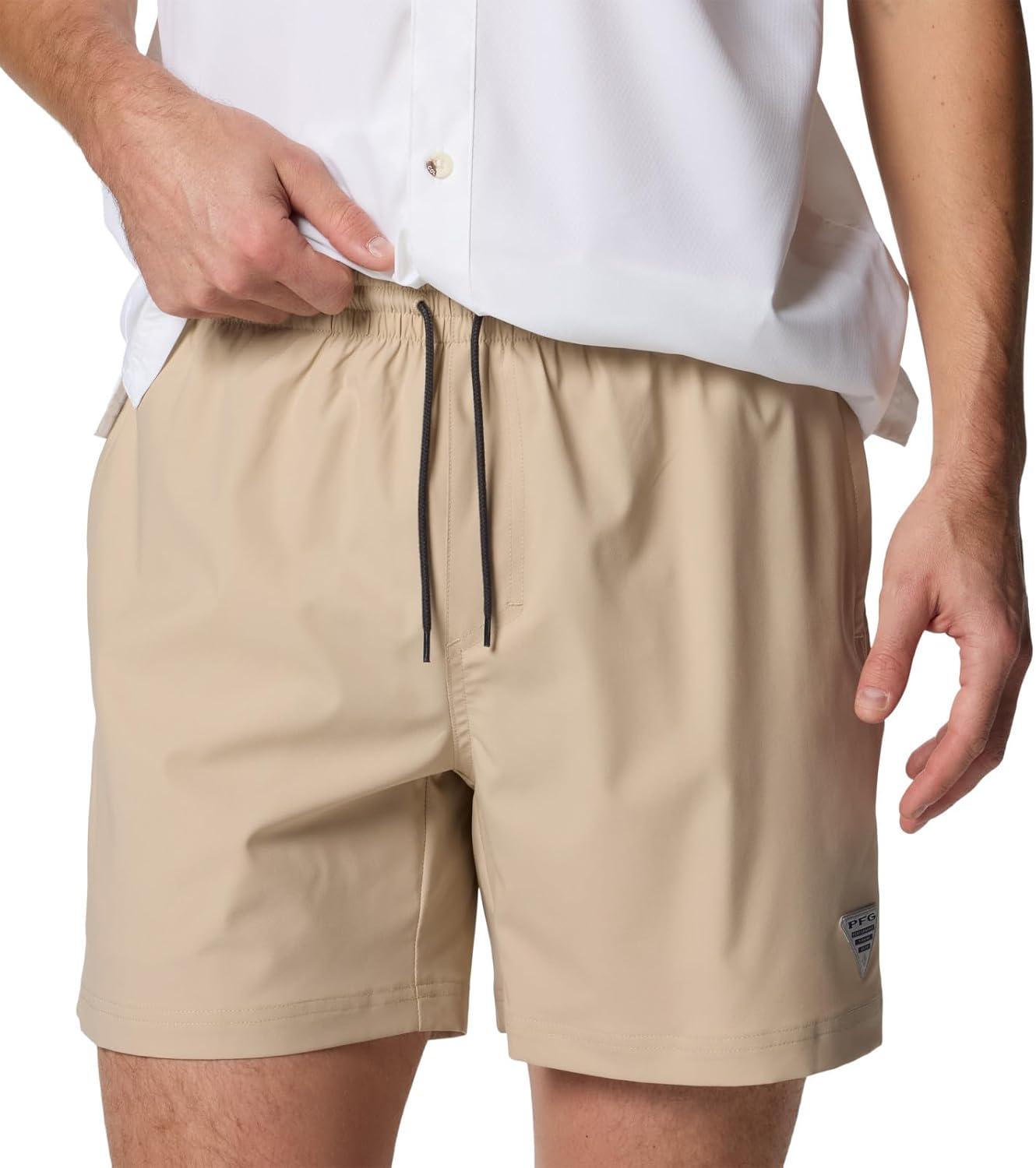 imageColumbia Mens PFG Rambler Lined ShortAncient FossilShark