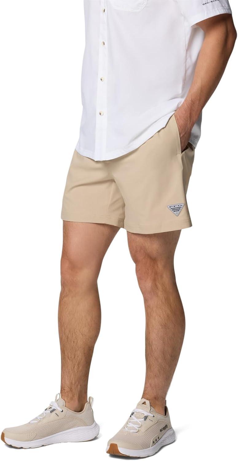 imageColumbia Mens PFG Rambler Lined ShortAncient FossilShark