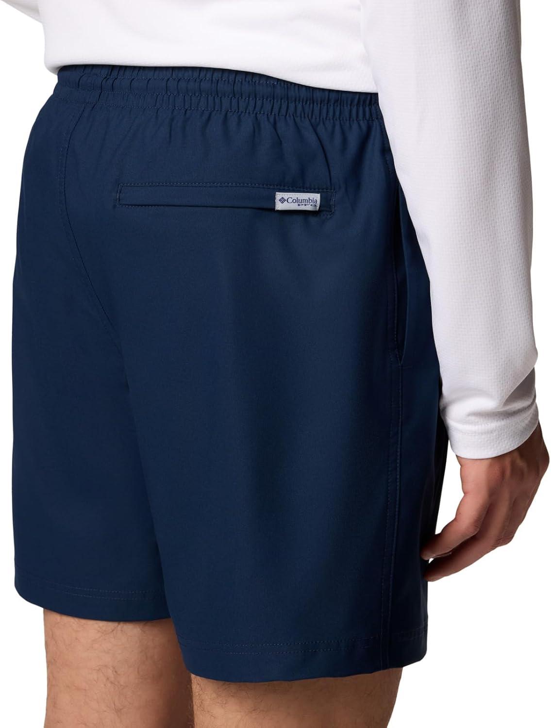 imageColumbia Mens PFG Rambler Lined ShortCollegiate NavyCool Grey