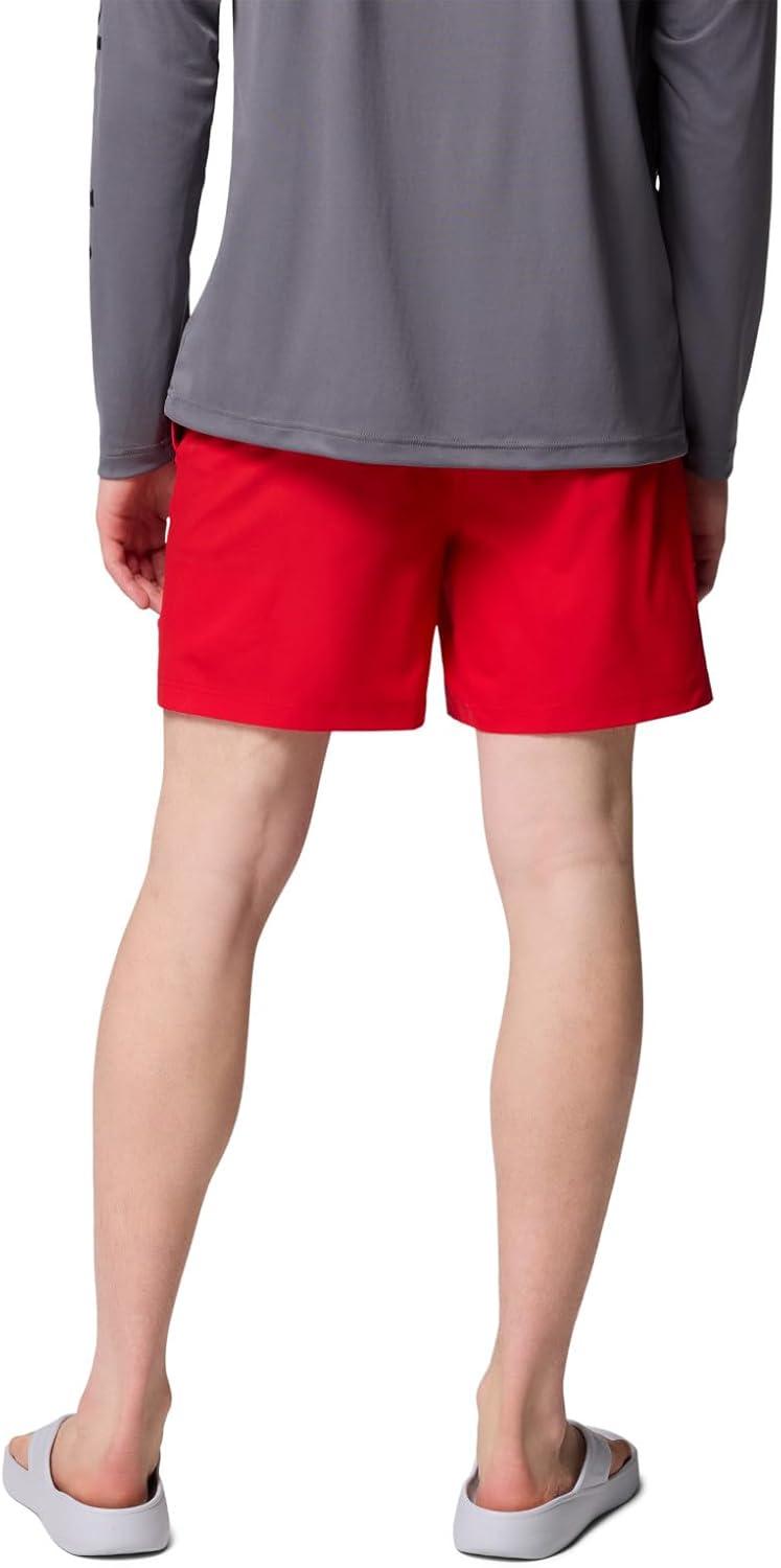 imageColumbia Mens PFG Rambler Lined ShortRed SparkCollegiate Navy