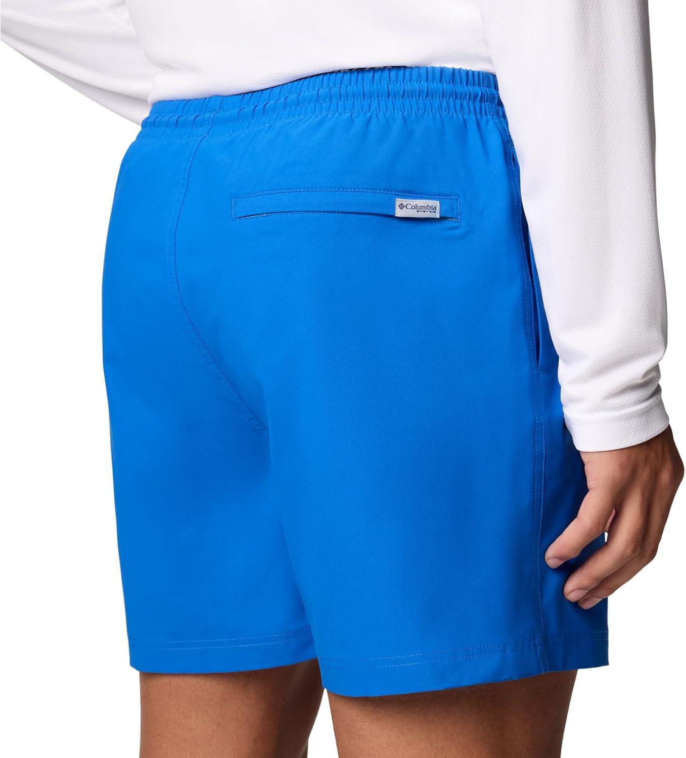 imageColumbia Mens PFG Rambler Lined ShortVivid BlueCool Grey