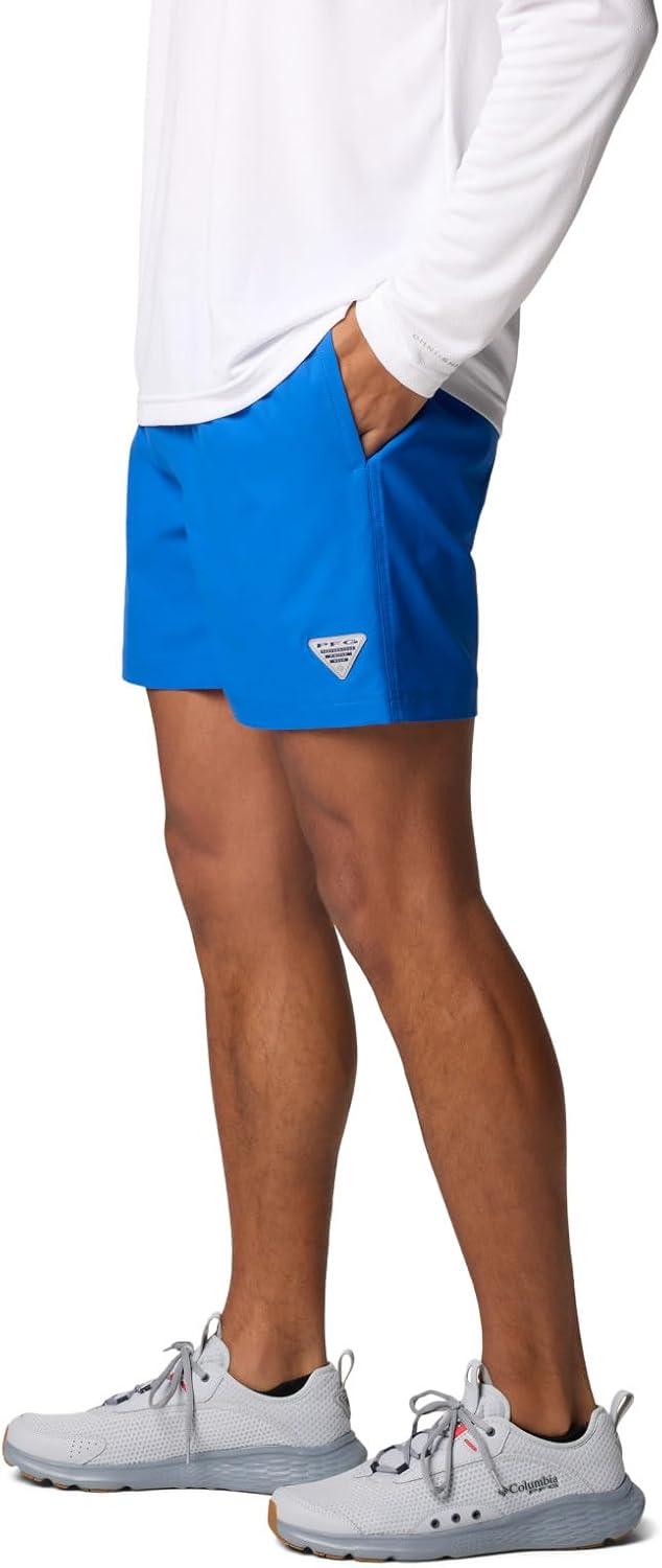imageColumbia Mens PFG Rambler Lined ShortVivid BlueCool Grey