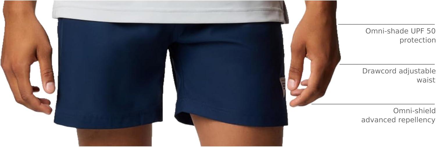 imageColumbia Mens PFG Rambler Water ShortCollegiate Navy