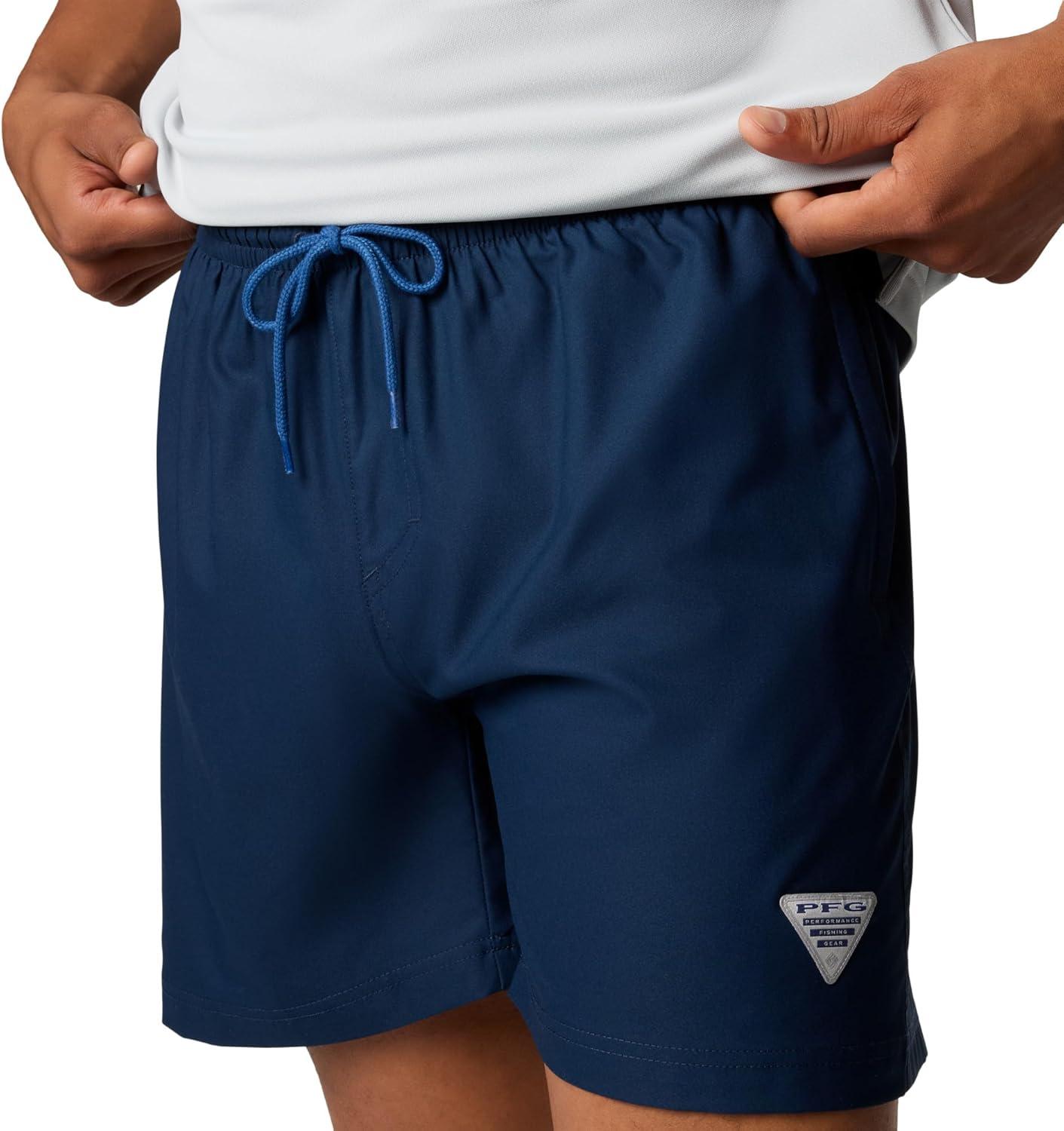 imageColumbia Mens PFG Rambler Water ShortCollegiate Navy