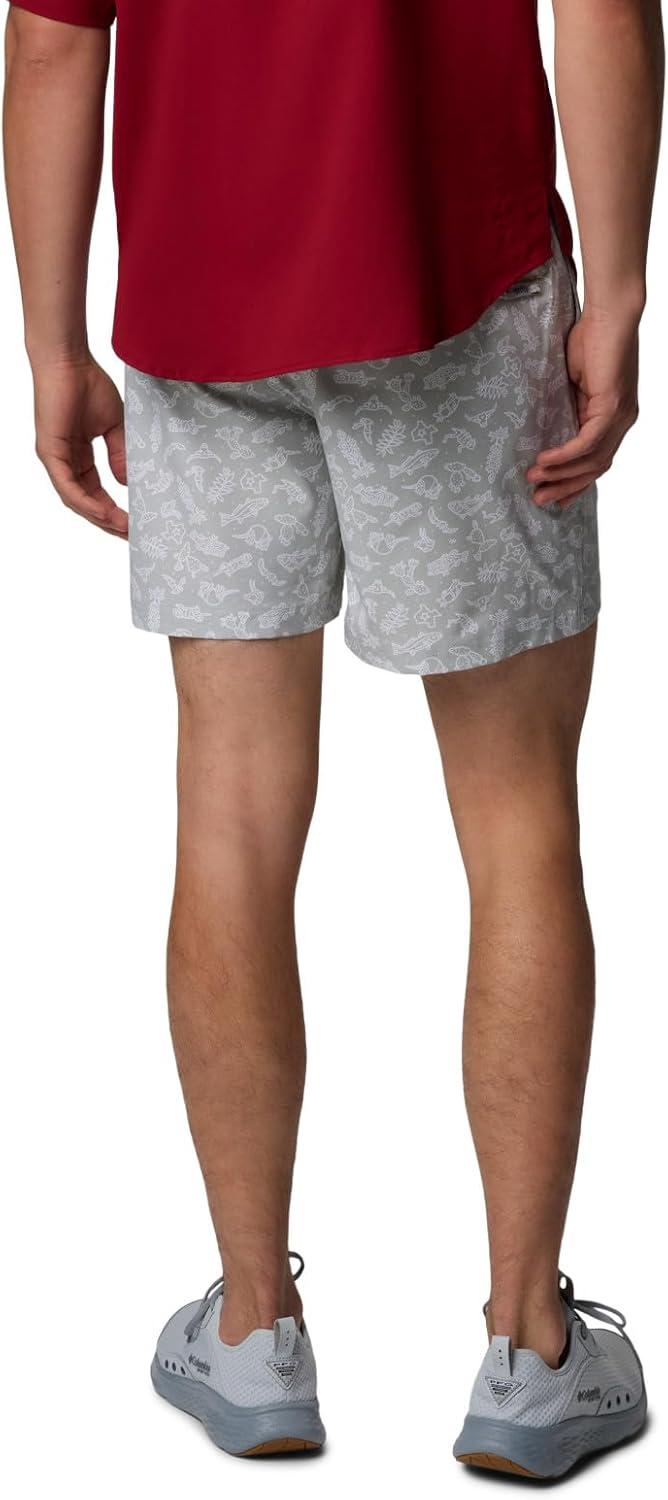 imageColumbia Mens PFG Rambler Water ShortCool Grey Texas Time