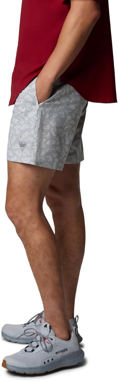imageColumbia Mens PFG Rambler Water ShortCool Grey Texas Time