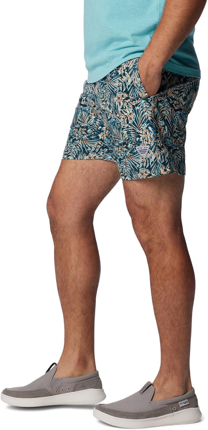 imageColumbia Mens PFG Rambler Water ShortMidnight Teal Tunado
