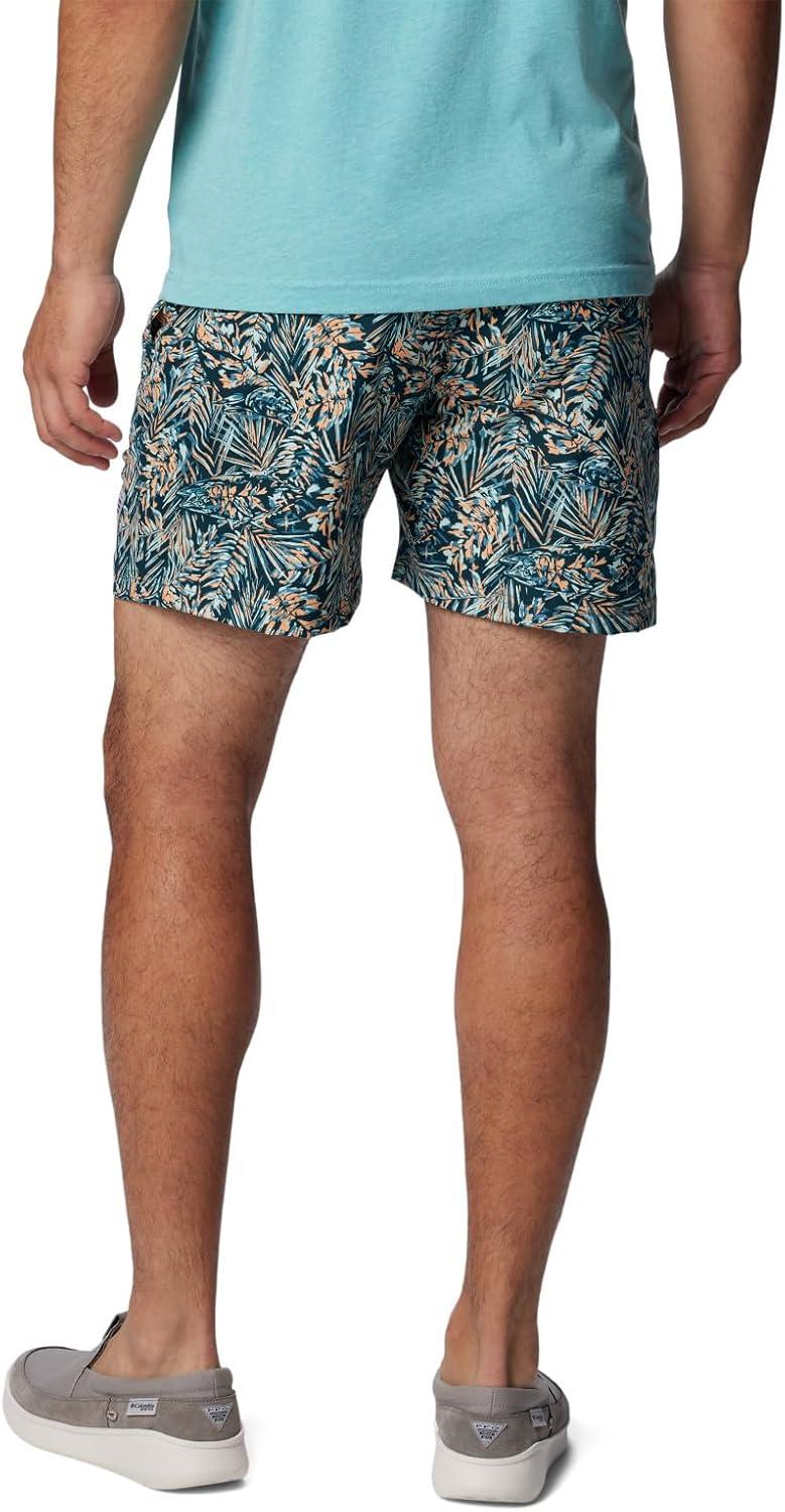 imageColumbia Mens PFG Rambler Water ShortMidnight Teal Tunado