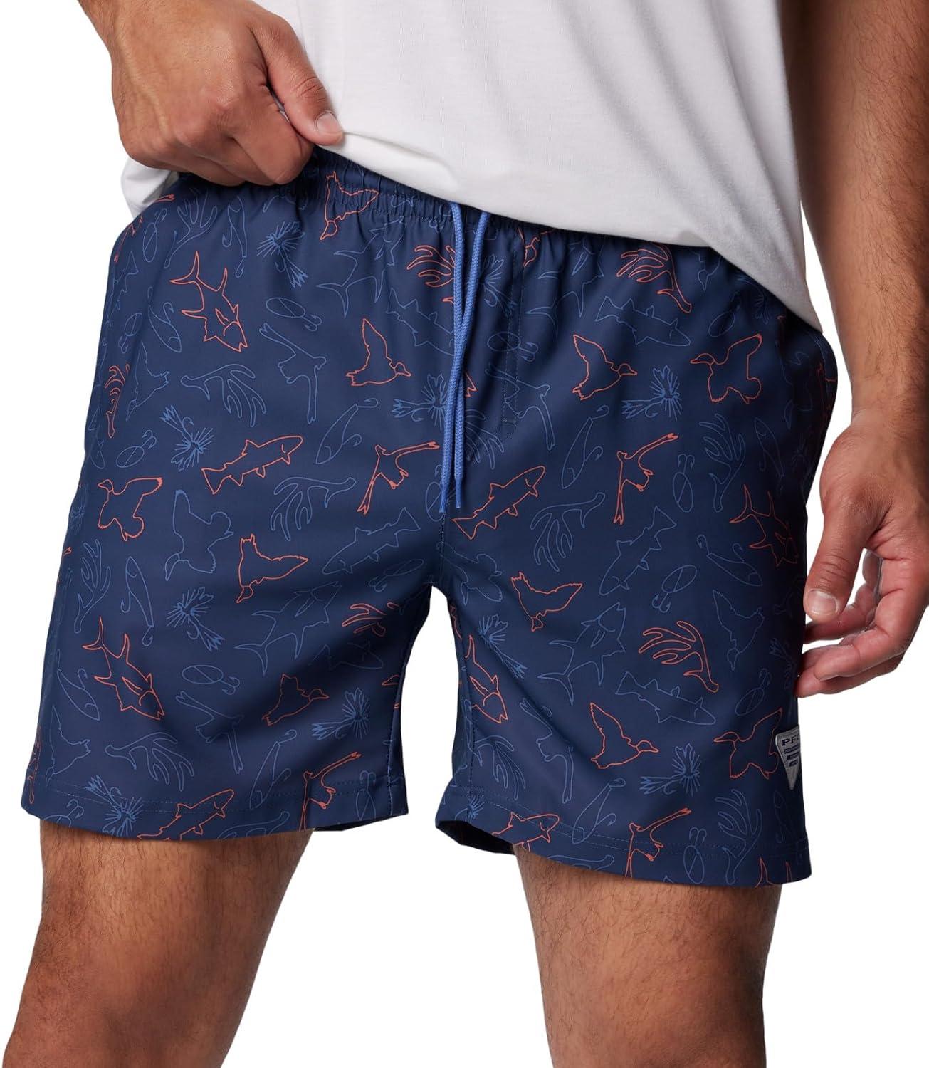 imageColumbia Mens PFG Rambler Water ShortNocturnal Casted N Blasted