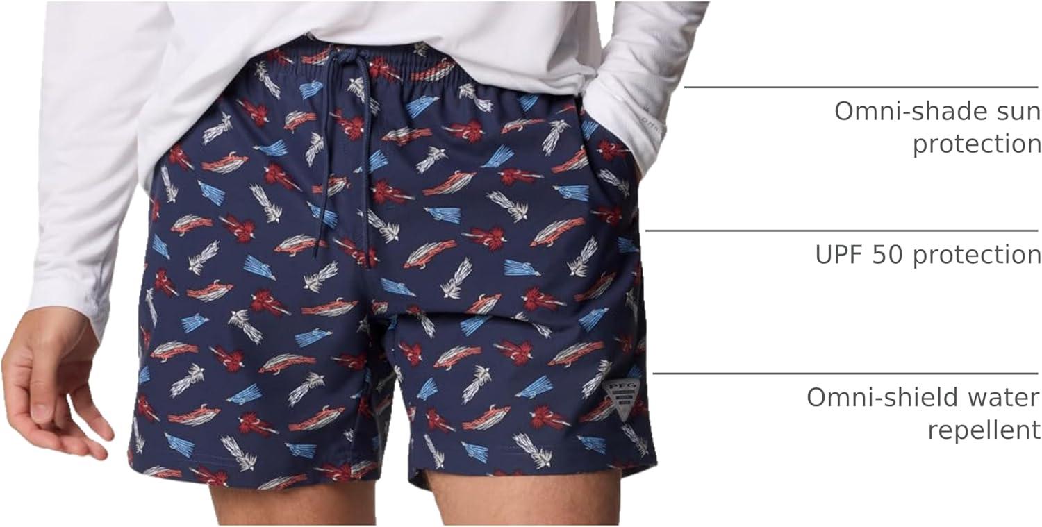 imageColumbia Mens PFG Rambler Water ShortNocturnal Fly Pride