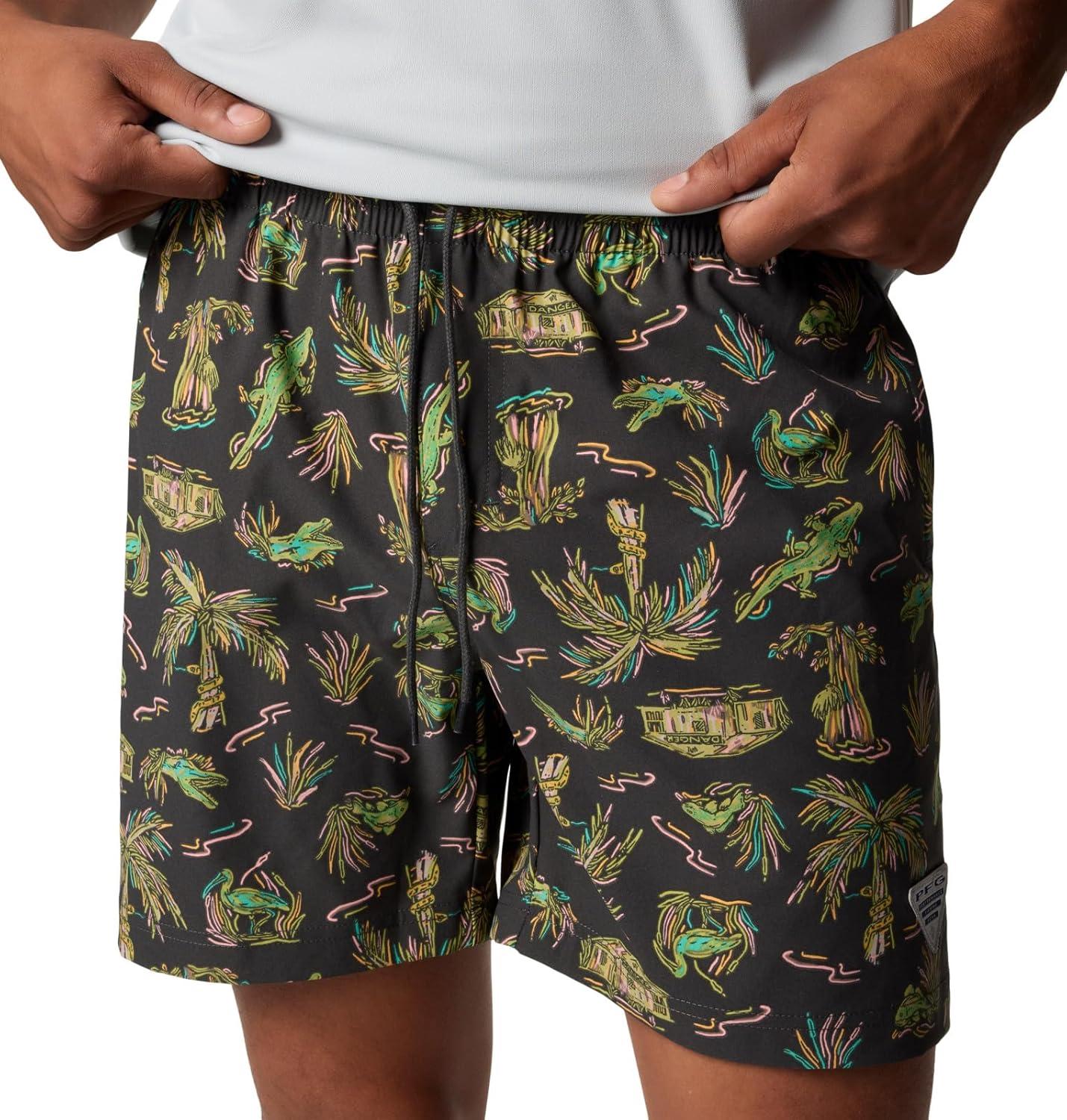 imageColumbia Mens PFG Rambler Water ShortShark Everglades