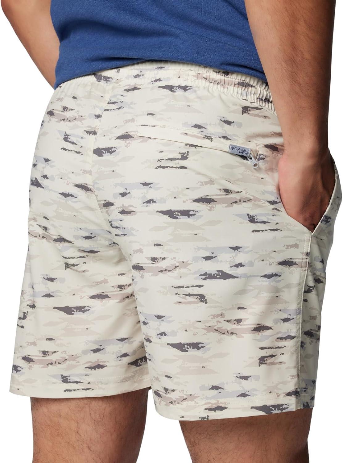 imageColumbia Mens PFG Rambler Water ShortStone Saddle Stripe