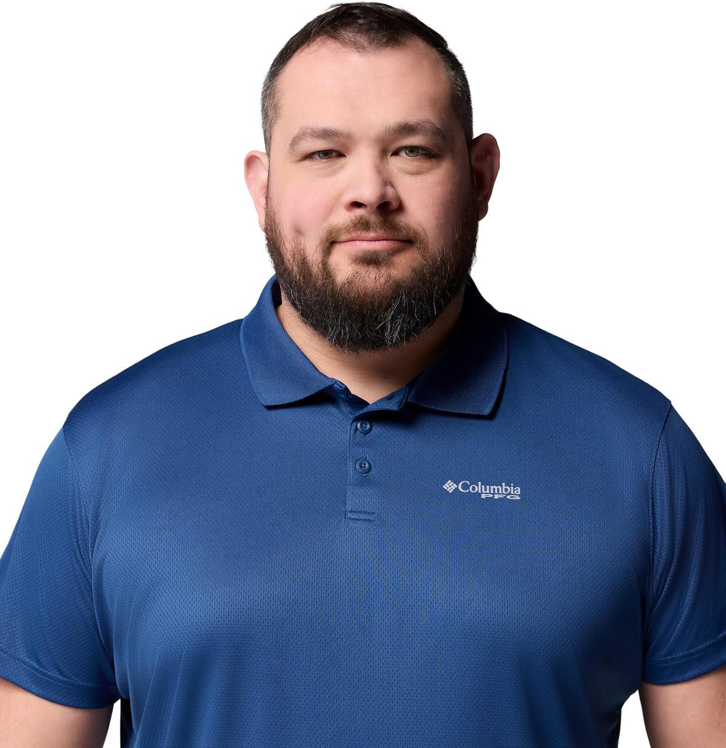 imageColumbia Mens PFG Solar Stream PoloCarbon