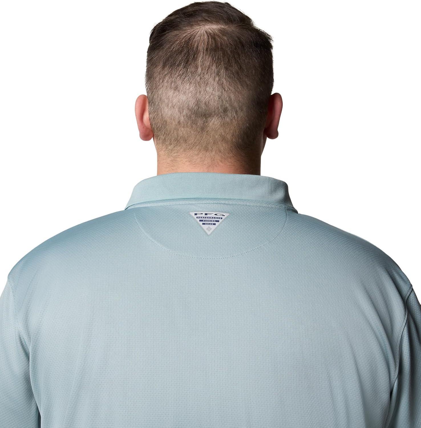 imageColumbia Mens PFG Solar Stream PoloCrushed Blue