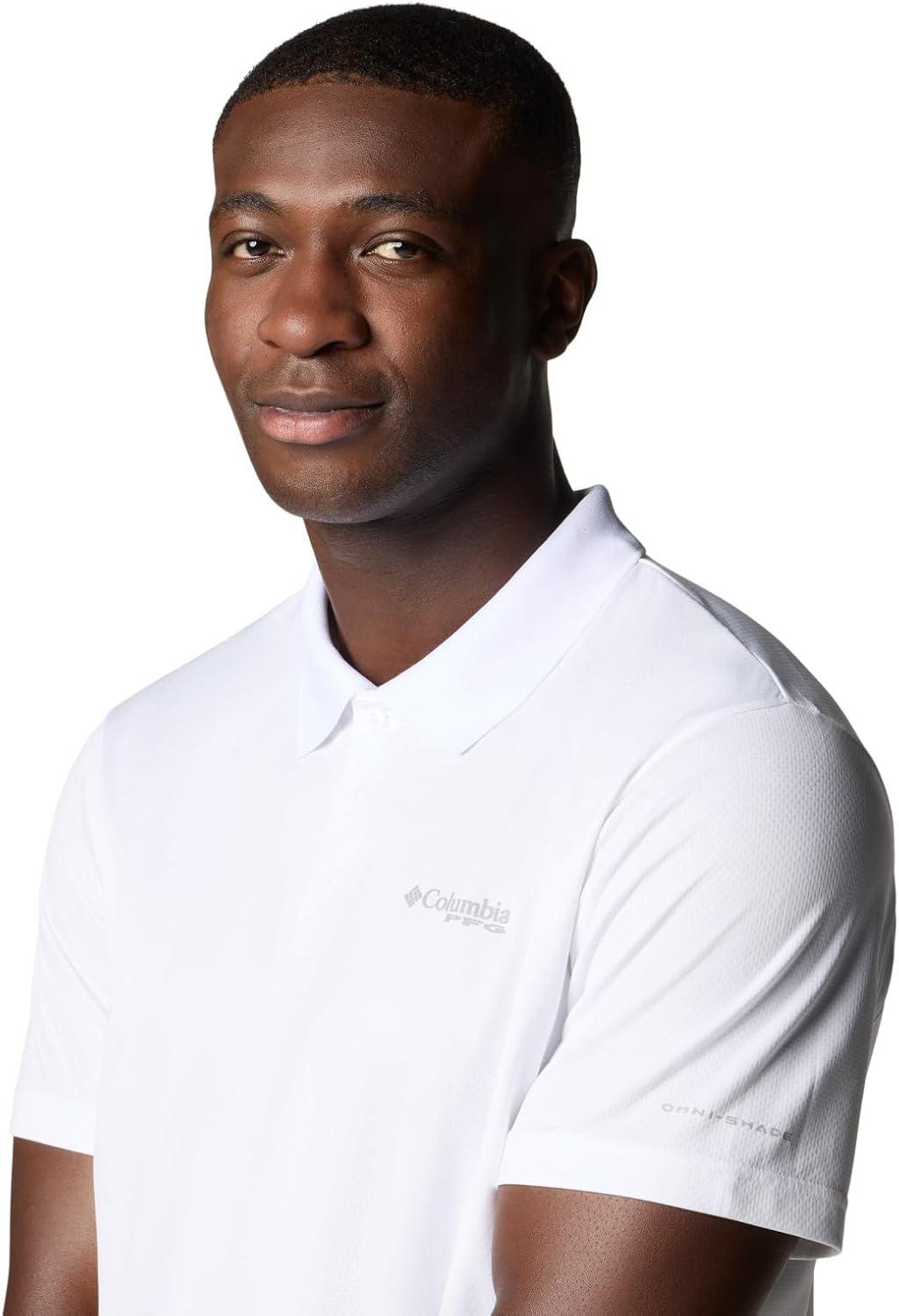 imageColumbia Mens PFG Solar Stream PoloWhite