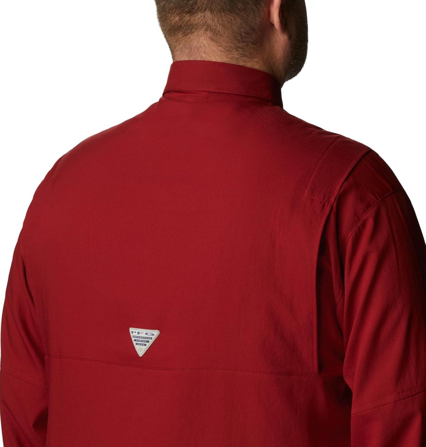 imageColumbia Mens PFG Tamiami II UPF 40 Long Sleeve Fishing ShirtBeet