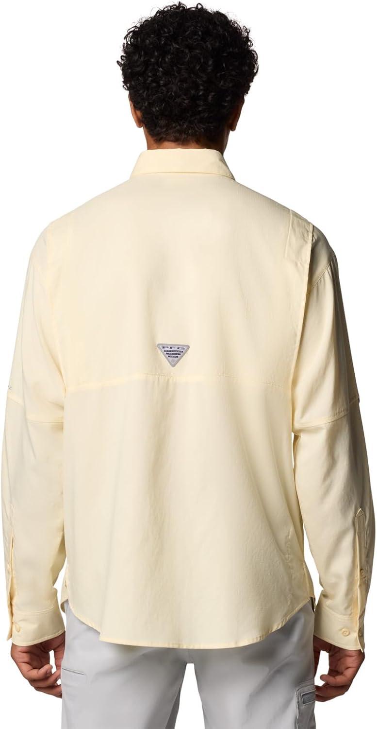 imageColumbia Mens PFG Tamiami II UPF 40 Long Sleeve Fishing ShirtLemon Wash