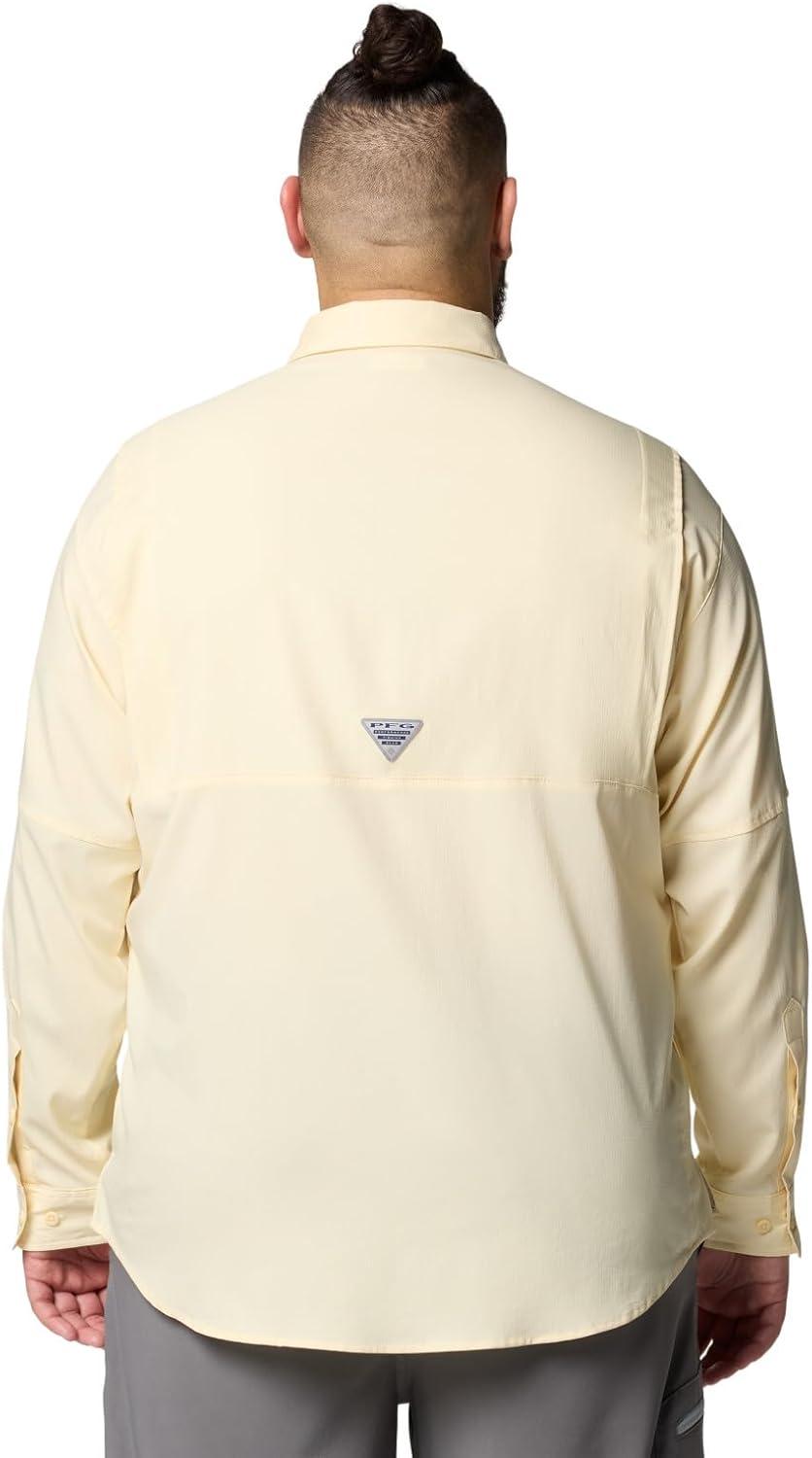 imageColumbia Mens PFG Tamiami II UPF 40 Long Sleeve Fishing ShirtLemon Wash
