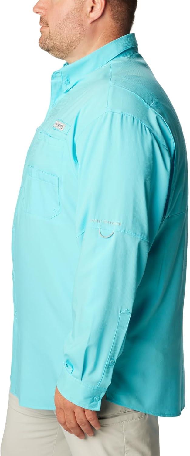 imageColumbia Mens PFG Tamiami II UPF 40 Long Sleeve Fishing ShirtOpal Blue