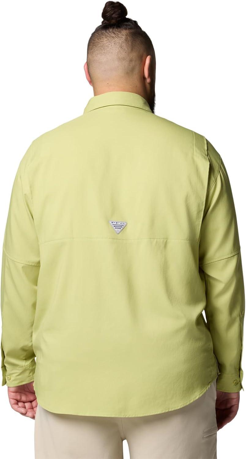 imageColumbia Mens PFG Tamiami II UPF 40 Long Sleeve Fishing ShirtPear