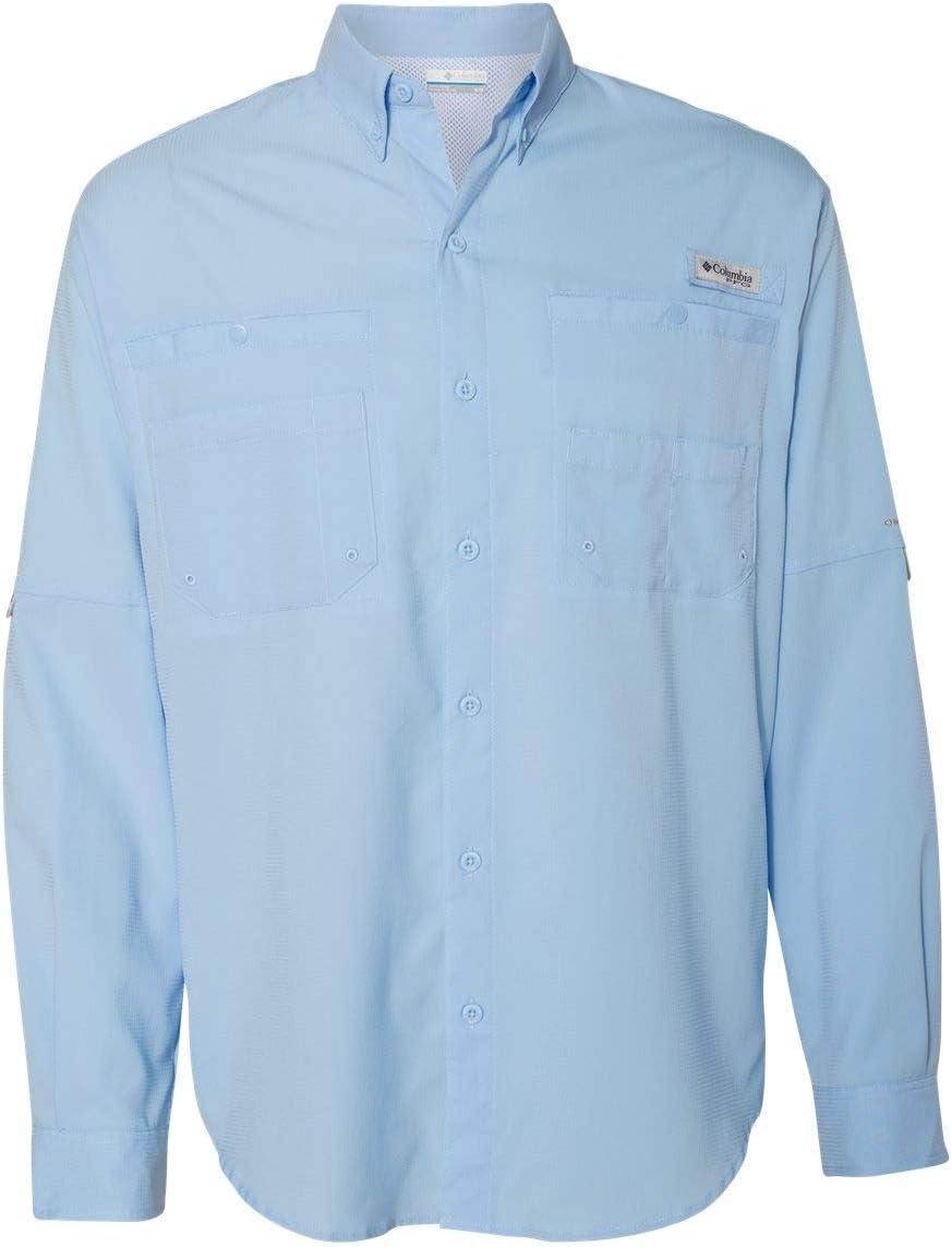 imageColumbia Mens PFG Tamiami II UPF 40 Long Sleeve Fishing ShirtWhite Cap
