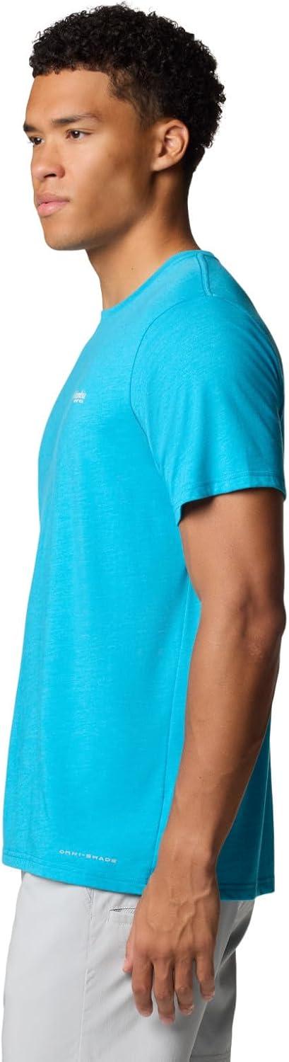 imageColumbia Mens PFG Uncharted Graphic TeeBlue Echo HeatherPfg Catch My Drift