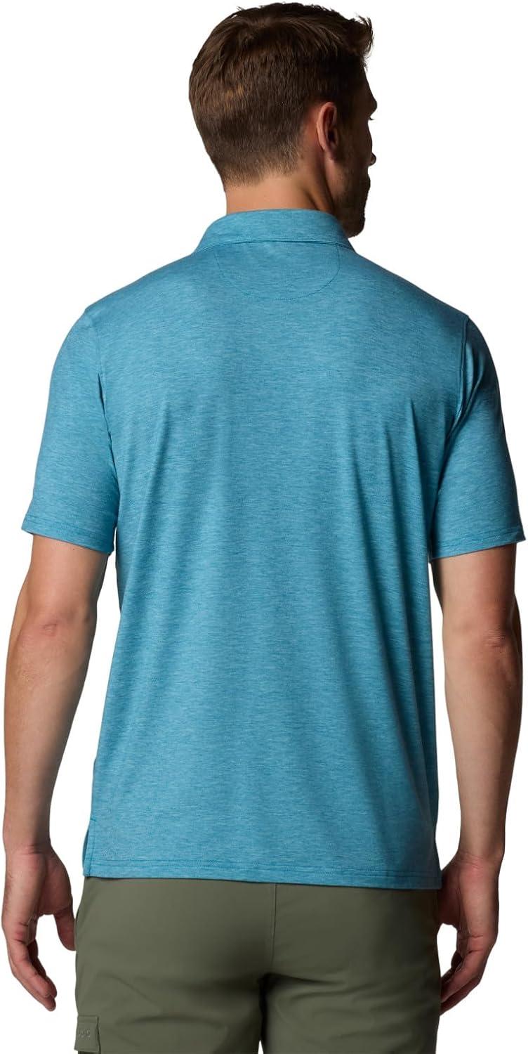imageColumbia Mens PFG Uncharted PoloBlue Echo Heather