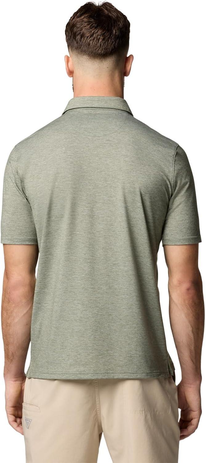imageColumbia Mens PFG Uncharted PoloCypress Heather 2024