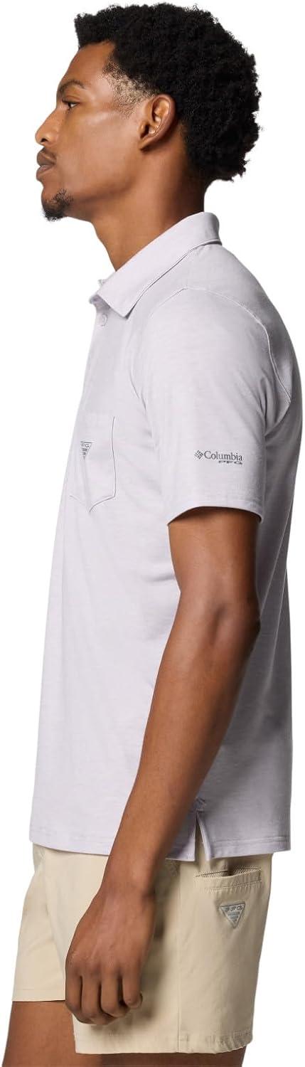 imageColumbia Mens PFG Uncharted PoloLavender Pearl Heather