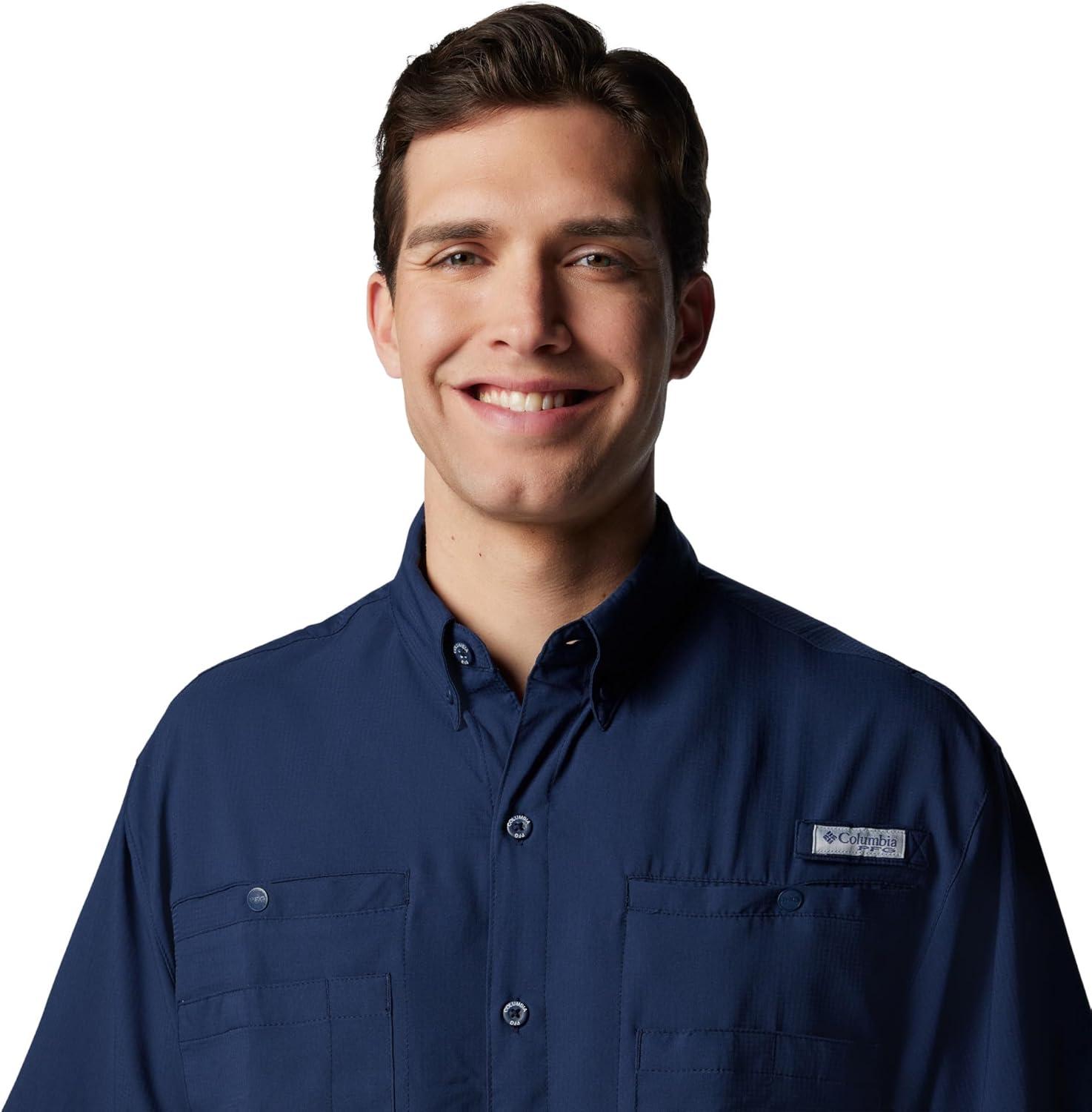 imageColumbia Mens Silver Ridge Blocked Long Sleeve ShirtCollegiate Navy