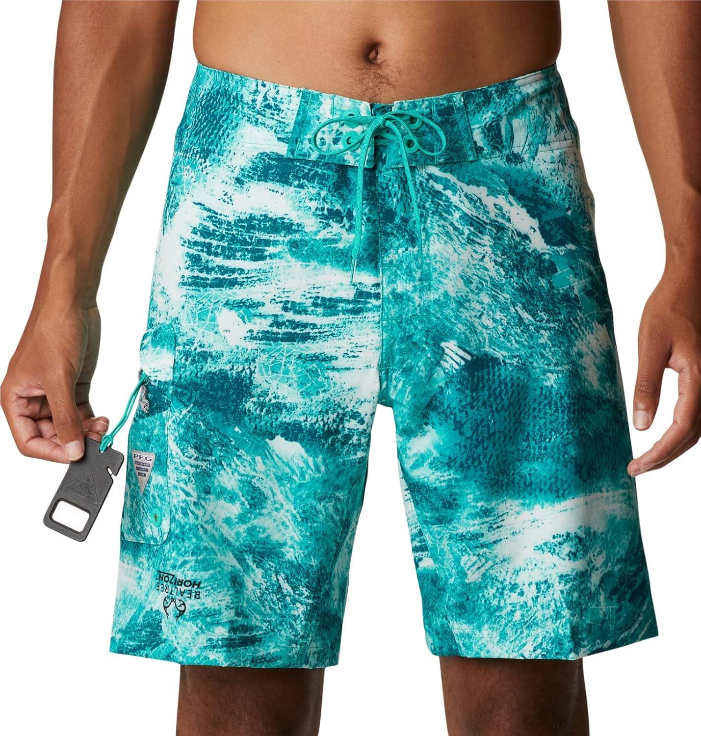 imageColumbia Mens Silver Ridge Blocked Long Sleeve ShirtElectric Turquoise Realtree Horizon