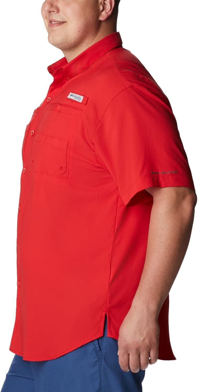 imageColumbia Mens Silver Ridge Blocked Long Sleeve ShirtRed Spark