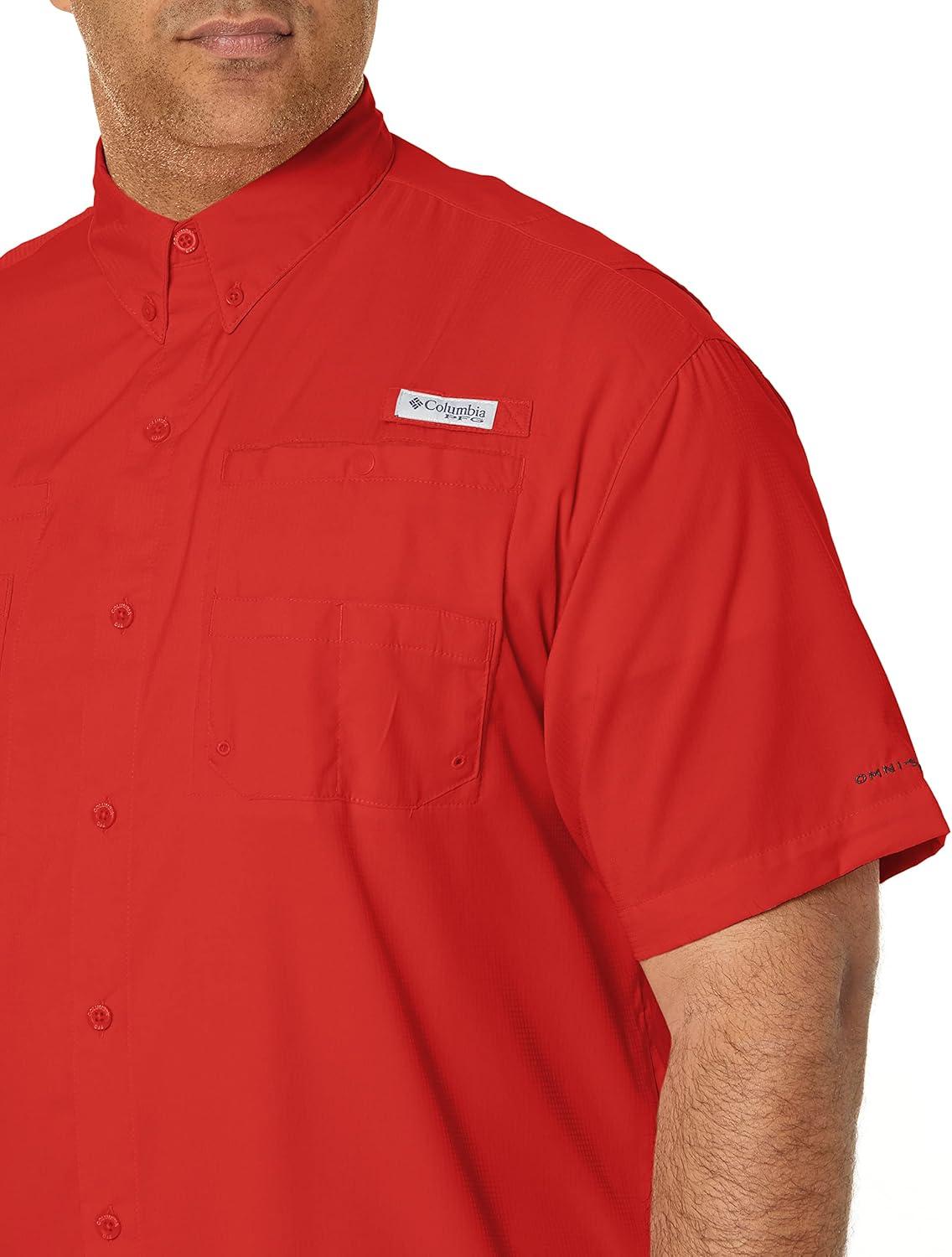 imageColumbia Mens Silver Ridge Blocked Long Sleeve ShirtRed Spark