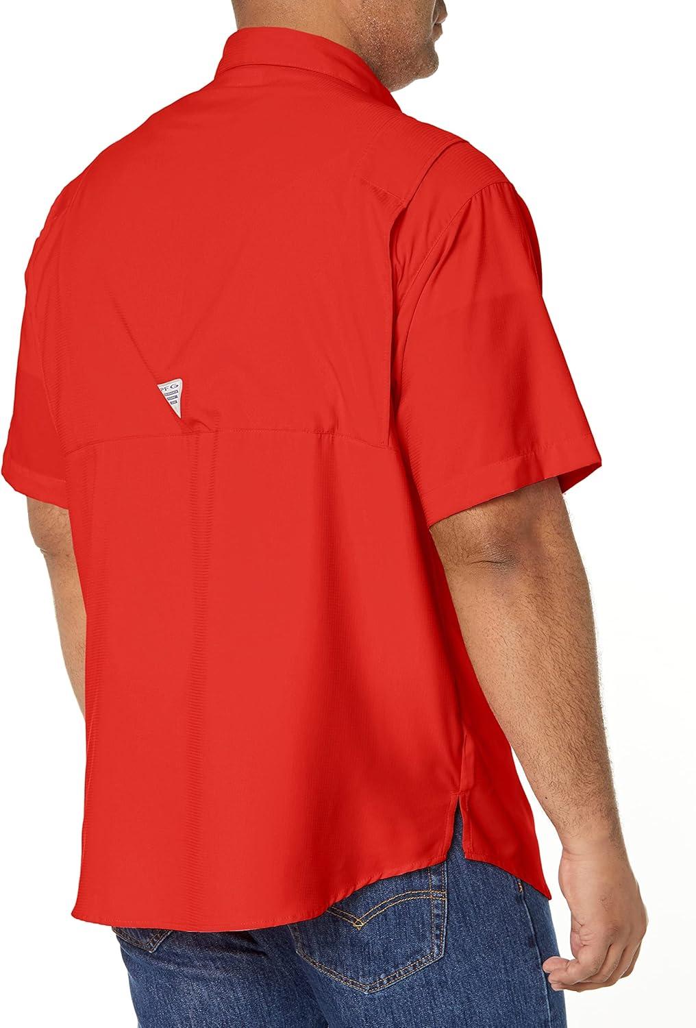 imageColumbia Mens Silver Ridge Blocked Long Sleeve ShirtRed Spark