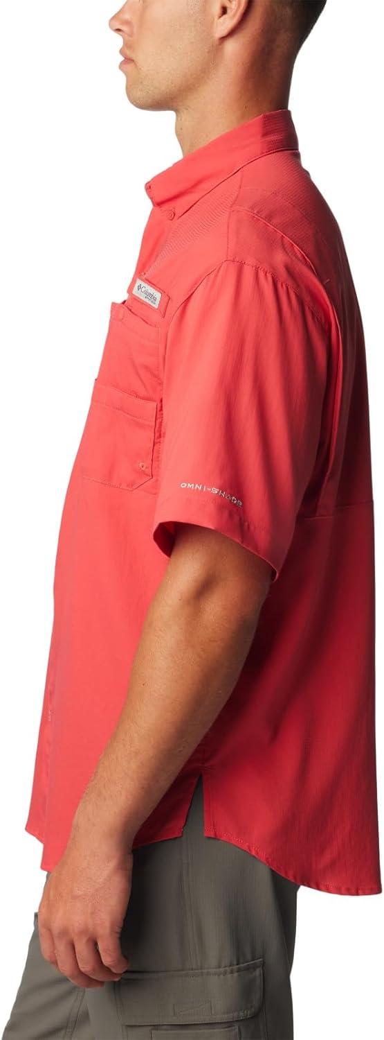 imageColumbia Mens Silver Ridge Blocked Long Sleeve ShirtSunset Red