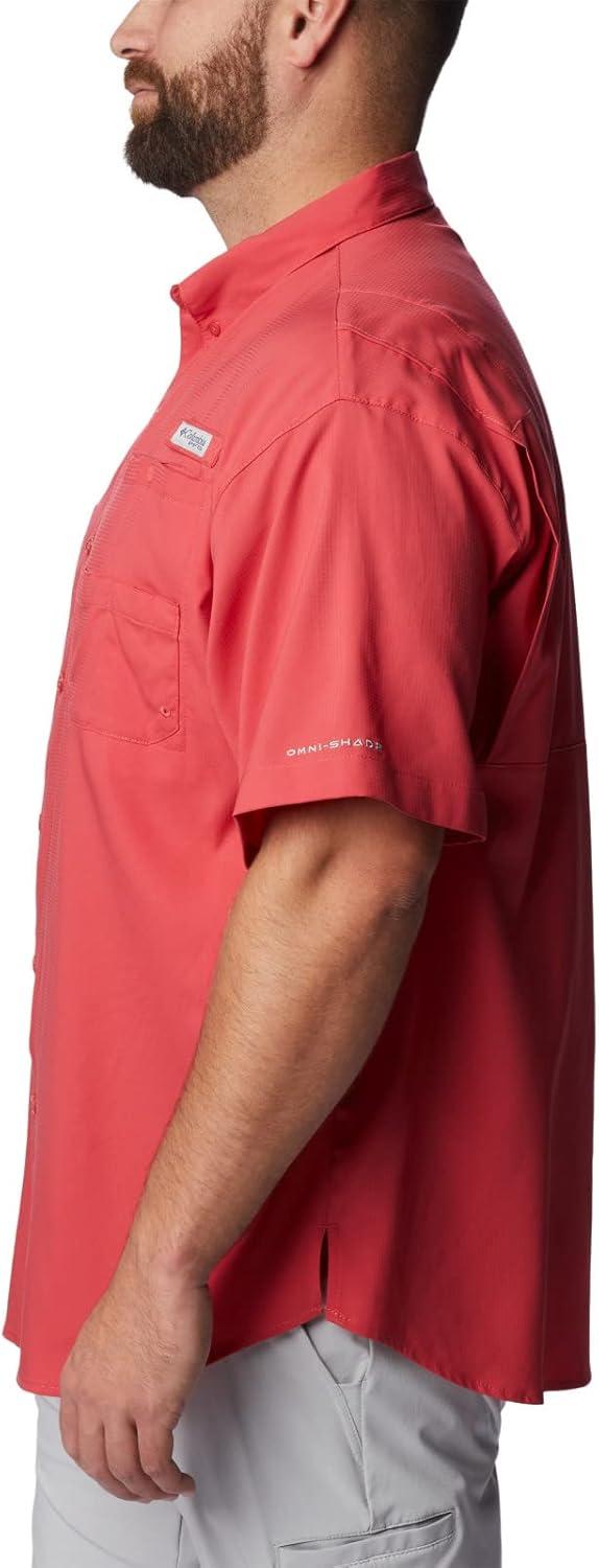 imageColumbia Mens Silver Ridge Blocked Long Sleeve ShirtSunset Red