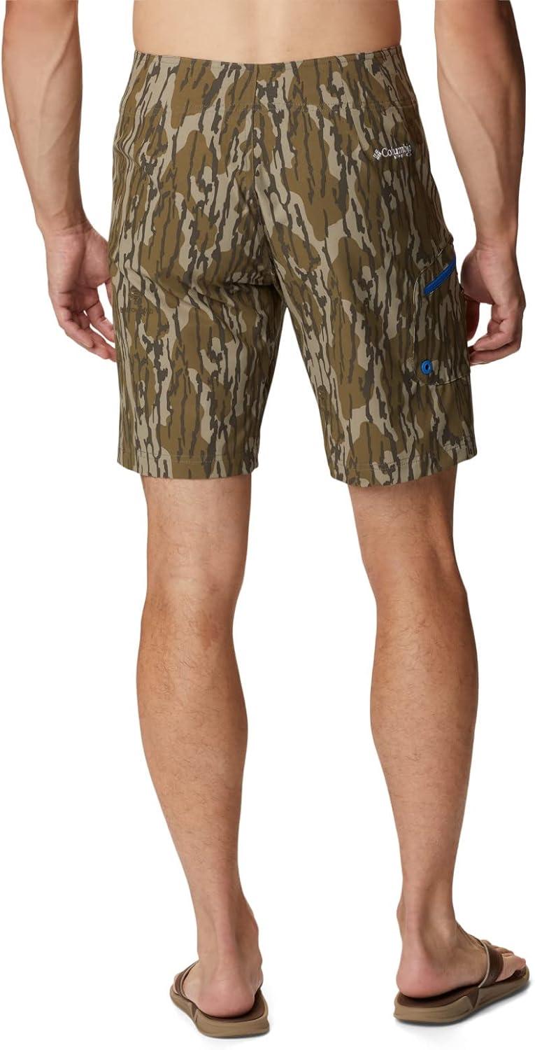 imageColumbia Mens Silver Ridge Blocked Long Sleeve ShirtVivid Blue Mossy Oak Bottomland