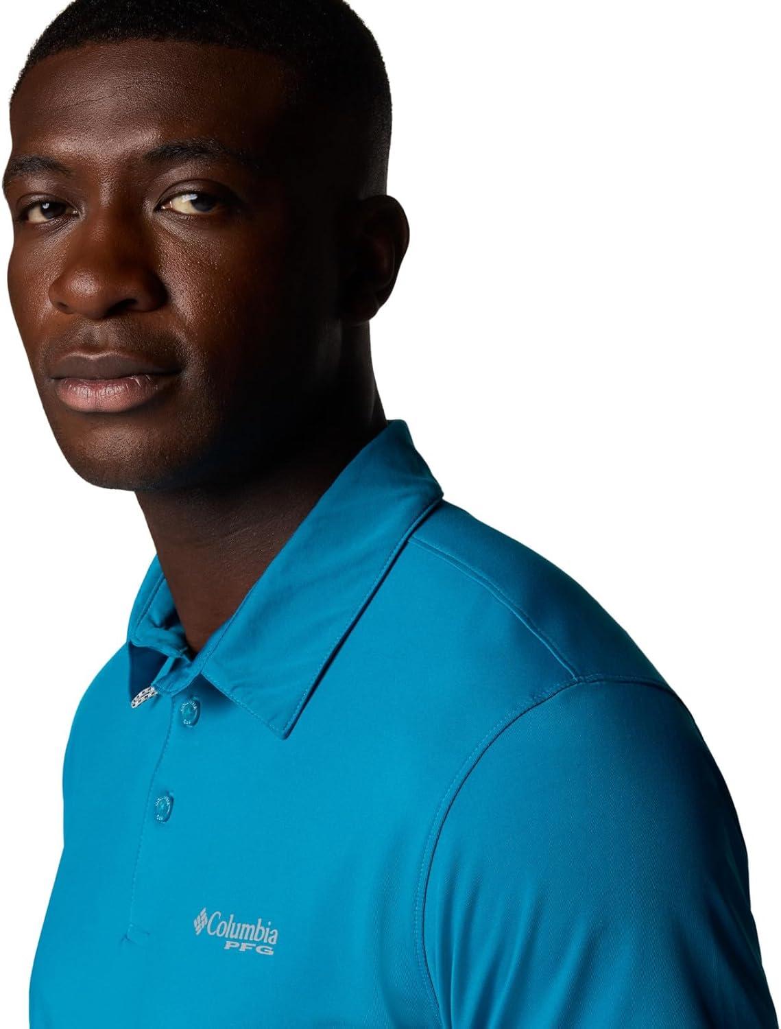 imageColumbia Mens Slack Tide II Stretch PoloBlue Echo