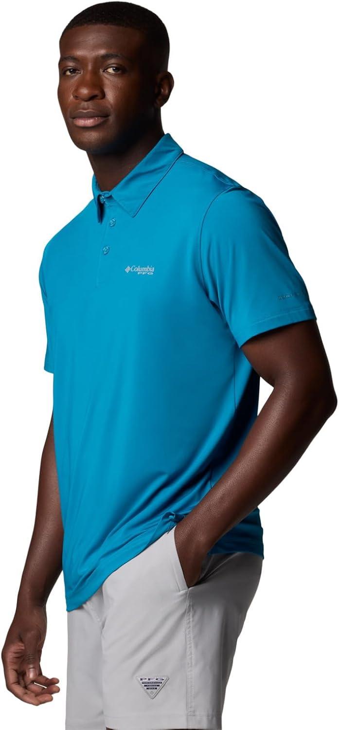 imageColumbia Mens Slack Tide II Stretch PoloBlue Echo
